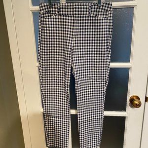 Old Navy Pixie High-Rise Pants - Blue Check
